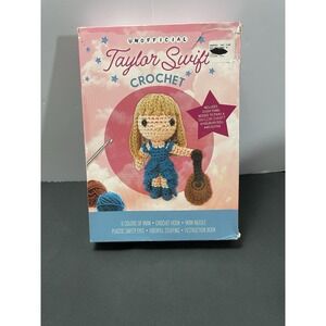 Taylor Swift CROCHET Unofficial Amigurumi DOLL & Guitar KIT Chartwell 2024 Yarn+